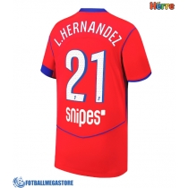Fotballdrakt Herre Paris Saint-Germain Lucas Hernandez #21 Tredjedrakt 2025-26 Kortermet